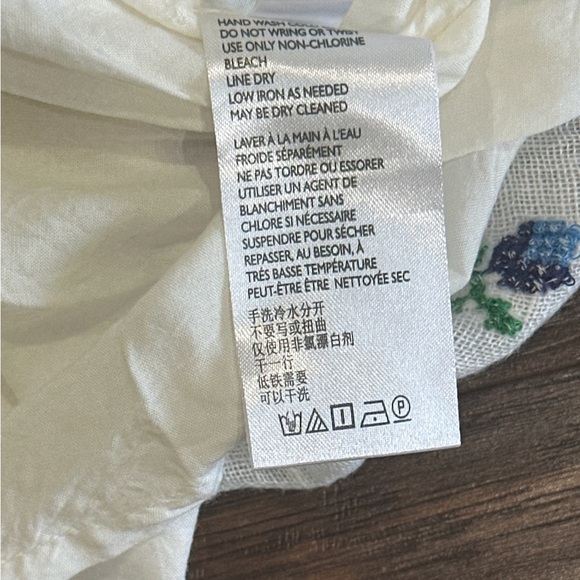 Kimchi Blue Women's Cream & Floral Design Short Sleeve Dress Size M - Picture 8 of 13